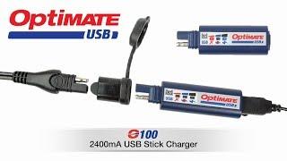 OptiMate USB : O-100 2400mA USB Stick Charger