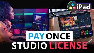 DaVinci Resolve Studio Desktop License on iPad? 