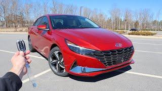 2021 Hyundai Elantra Limited: Start Up, Walkaround, Test Drive and Review