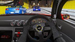 LIVE Assetto Corsa Japanese Highway Real Cruise & Drift With Traffic | Logitech G27 + Wheel Cam