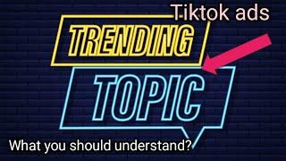 Trending topic today: Tiktok ads