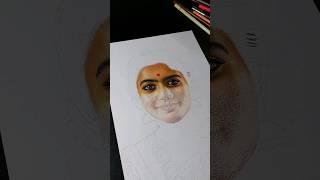 Gyus the actress?  | Colour pencil sketch #sketch #art #shortsviral