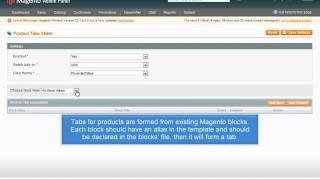 Product Tabs Slider for Magento