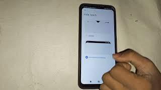 Redmi 10A me notch kaise unhide kare, how to unhide notch in Redmi 10A