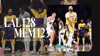 Lakers Catch Fire in the Fourth | Team Highlights vs Memphis Nov 12, 2024