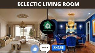 Modern eclectic living room Designs & Ideas | eclectic style living room