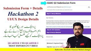 GIAIC Q2 Submission Form | Hackathon 2 UI/UX Design Details