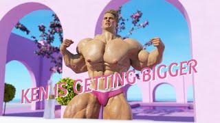 Ken Is Getting Bigger - #barbie Muscle-Growth Animation