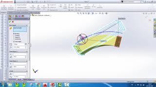 Solidworks Tutorial.....How To Use Flex - Bending Tool.