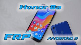 FRP Honor 8a (JAT-LX1) Сброс гугл аккаунта Android 9
