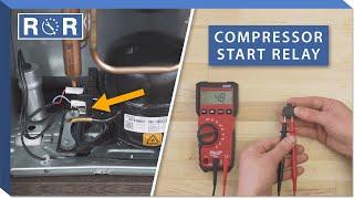 How to Test & Replace the Compressor Start Relay in a Refrigerator | Repair & Replace