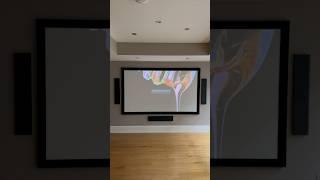 120 INCH Laser Projector #tvscreen #projector #laser #4ktv #8khdr #tv #hdr #newtv #optoma #sapphire