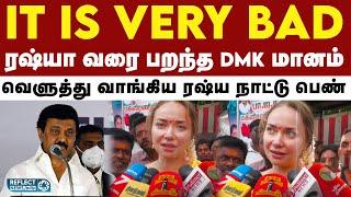 அண்ணா பல்கலை மாணவி விவகாரம் - BJP உடன் போராட்டத்தில் கலந்துகொண்ட ரஷ்ய பெண் | Annamalai