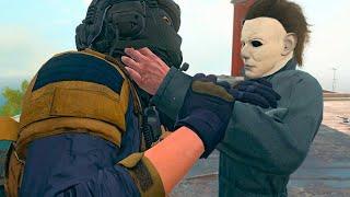 Michael Myers With Finishing Moves Compilation | Call Of Duty Finishers