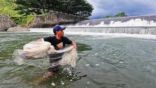 SHOCKED THE FISHING NET AT THE WATER STORAGE GOT A BABOON.‼️ Amazing fishing Nets