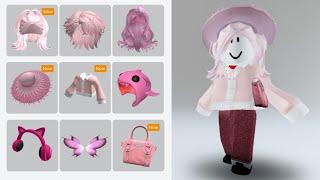 GET 13 FREE PINK ITEMS & FREE HAIRS ROBLOX🩷 *EASY TO GET* (2024)