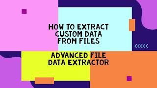 How to extract any sort of data with the help of MS File Data Extractor? Monocomsoft