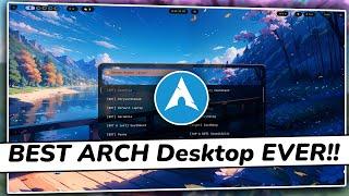 MINDBLOWING NEW ARCH LINUX HYPRLAND SETUP 2025 // MAKE YOUR ARCH DESKTOP LOOK COOL