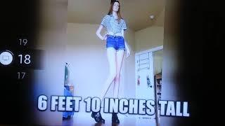 6 FEET 10 INCHES TALL HOW COOL IS THAT!!