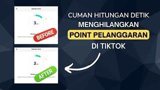 INI CARANYA MENGHAPUS PERINGATAN DI AKUN TIKTOK - SIMPLE DAN MUDAH!