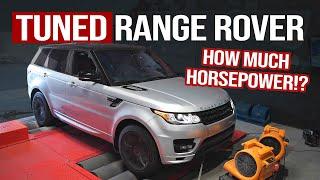 Tuned Range Rover Sport on the Dyno! How Much Horsepower to the Wheels?