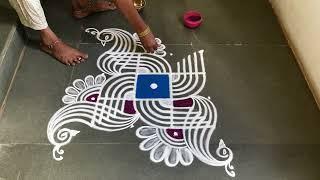 Easy 4*4 padikolam designs| Simple muggulu designs| easy rangoli designs| Beginners kolam