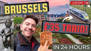 24 hours in BRUSSELS, Belgium on a £35 TRAIN! *Wow!* MR CARRINGTON