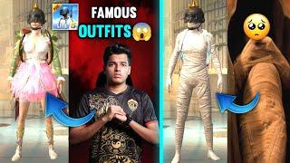 Famous Outfits In Pubg Lite By Youtubers? | @JONATHANGAMINGYT