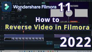 How to reverse video in Filmora 11