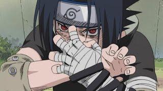 Sasuke usa Sharingan e acerta Gaara com chidori - Naruto vs Neji -  Sasuke vs Gaara | Naruto