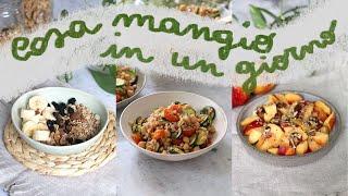 Onestissimo WHAT I EAT IN A DAY  Cosa mangio in un giorno (VEGAN)