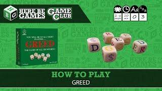 How to play Greed - The Rules