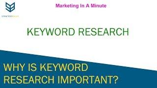 Why Is Keyword Research Important For SEO?