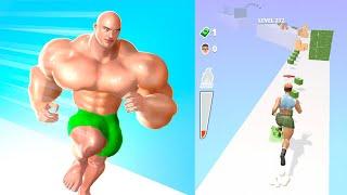 Muscle Rush - Smash Running - All Levels Gameplay iOS Android (Levels 222-237)