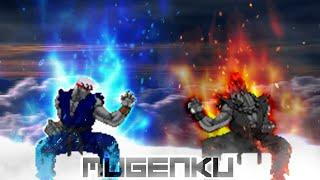 Shin Oni with infinite power is dangerous! Omega God Ryu vs Shin Oni Akuma! Street Fighter MUGEN