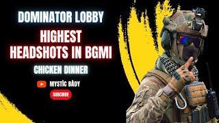 HIGHEST HEADSHOTS IN BGMI | BGMI HIGHLIGHTS | MYSTIC BADY