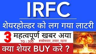 IRFC SHARE LATEST NEWS  IRFC SHARE NEWS TODAY • IRFC PRICE ANALYSIS • STOCK MARKET INDIA