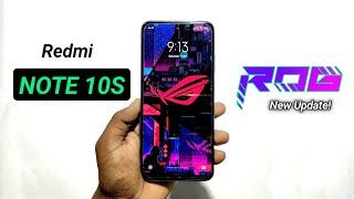 MIUI Abhix ROG Edition Redmi Note 10S | Best Custom ROM - Rosemary ! | Dot SM