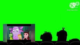 minions theater cinema green screen