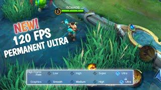 HOW TO ENABLE REAL ULTRA GRAPHICS & ULTRA REFRESH RATE IN MOBILE LEGENDS AUTO UPDATE ALL VERSION