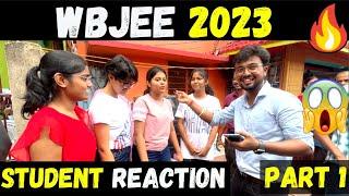 WBJEE 2023: Most Honest Student Reaction | Toughest paper or easiest? Expected Rank | Part 1!