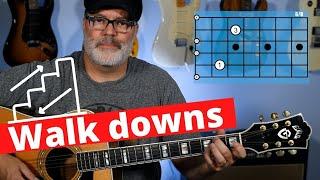 How to Play Walk-Ups and Walk-Downs Beginner Guitar Lesson