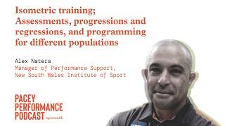 Isometric training; Assessments, progressions & regressions, & programming for different populations