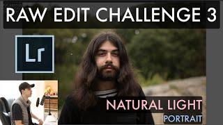 RAW EDIT CHALLENGE 3 - Natural Light Portrait