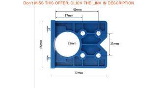 Slide Wood jig 35mm Hinge Jig Hole Saw For Furniture Door Cabinet Hinge Installation pocket hole ji