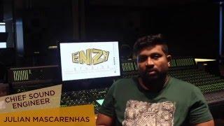 Julian Mascarenhas at ENZY studios