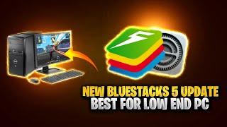 BLUESTACK 5 BEST VERSION FOR LOW END PC 2023 II BLUESTACK 5 NEW VERSION FOR LOW END PC 150+ FPS