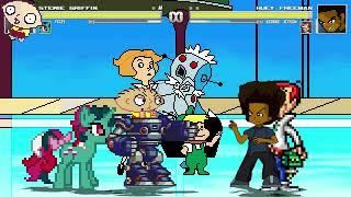 AN Mugen Request #1966: Stewie Griffin & Fizzy VS Huey Freeman & George Jetson