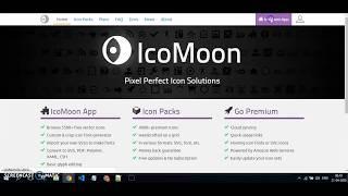 Icomoon - svg icon downloading