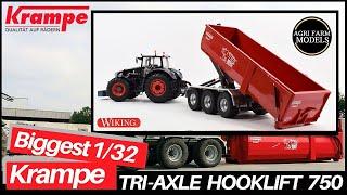 KRAMPE Tridem THL 750 hook lift with Big Body 750 by WIKING | Review #59